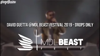 David Guetta @MDL Beast Festival 2019 - Drops Only