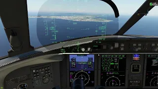 Hotstart CL60 Landing at Grand Cayman | X-Plane 12