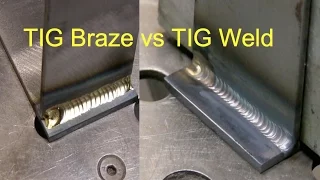 Tig Brazing vs Tig Welding