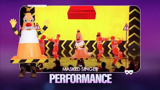 Traffic Cone Performs 'Never Gonna Give You Up' By Rick Astley | S 3 Ep 2 | The Masked Singer UK