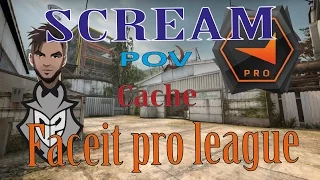 Scream Playing on Faceit pro league with Simple
