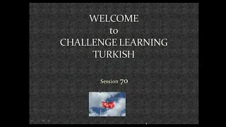 Learn Turkish-70 If only & I wish (keşke) in Turkish - Part-II Past case