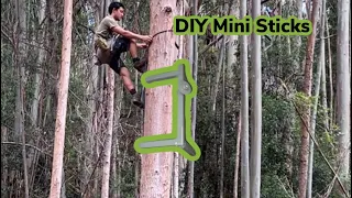 DIY Mini climbing sticks for saddle hunting