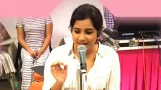 Lag ja gale... Shreya Ghoshal live rehearsals Video song