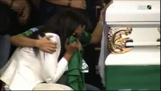 Conmovedora despedida de víctimas del Chapecoense