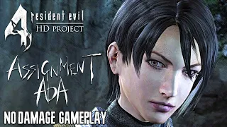 RESIDENT EVIL 4 HD Project - Assignment: Ada NO DAMAGE Gameplay (4K 60FPS)