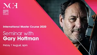 Seminar with Gary Hoffman - International Master Course 2020
