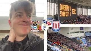 Embarrassing. | Coventry City 0-4 Stoke City Matchday Vlog