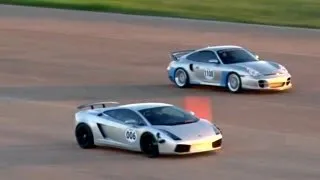 1650hp Lambo vs 1250hp Porsche GT2 - Texas Invitational