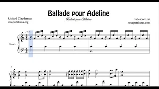 Balada para Adelina Partitura de Piano