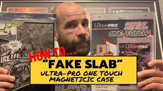 Ultra Pro One Touch Magnetic Comic Case Instructional