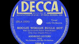 1941 HITS ARCHIVE: Boogie Woogie Bugle Boy - Andrews Sisters