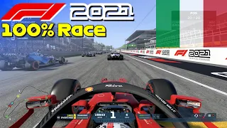 F1 2021 - 100% Race Monza, Italy in Leclerc's Ferrari | PS5