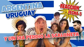 VIDEO REACCION - ARGENTINA 0 VS. URUGUAY 2 - FECHA 5 ELIMINATORIAS 2026