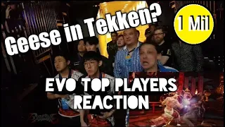 [Tekken 7] GEESE REACTION: Evo2017 Knee JDCR Jeondding Anakin Saint Suiken Taisei Take