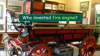 Who invented fire engine?