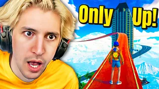 This Game Is EASY! - xQc Plays Only Up! (Part 2)