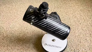 Celestron – 76mm Classic FirstScope – Compact and Portable Tabletop Dobsonian Telescope Review