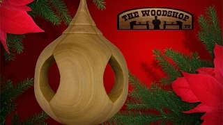 Woodturning Ornament, inside out turning