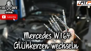 Mercedes W164 ML320 CDI | OM642 | Glühkerzen wechseln | Drehmomentwerte | Glow Plugs Replacement