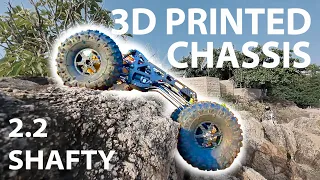 *mostly* 3D Printed RC Comp Crawler | AR60 based 2.2 Shafty: Test Run 2#