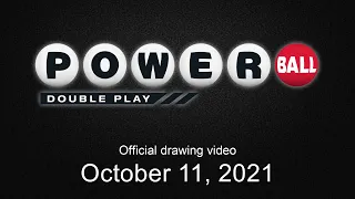 Powerball Double Play drawing for October 11, 2021