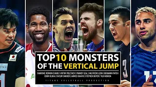 Top 10 Monsters of the Vertical Jump | Volleyball | Greatest Plays of All - Time