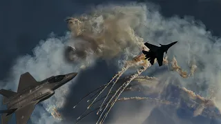 The world is shocked! when a Russian Su-57 pilot was ambushed by 4 Ukrainian F-35 fighters! towards