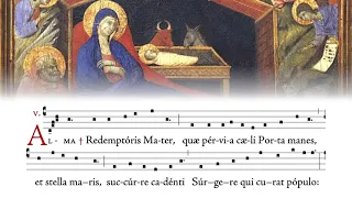 Alma Redemptoris Mater (Gracious Mother of Our Redeemer), Simple Tone in Latin