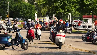 Amerivespa Scooter Rally 2019 - Lake Geneva - Sponsored by Hupy and Abraham, S C