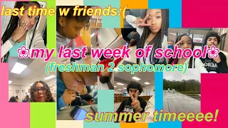 MY LAST WEEK OF SCHOOL!!! (as a freshman)🏄‍♀️