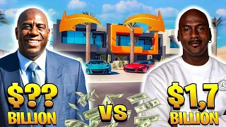 💰🙏Michael Jordan VS Magic Johnson - LIFESTYLE WAR 2023             CELEBRITY WORLD