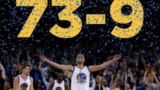 RELIVE THE WARRIORS RECORD 73-9 NBA SEASON