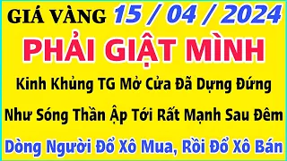 Giá vàng hôm nay 9999 ngày 15/4/2024 | GIÁ VÀNG MỚI NHẤT || Xem bảng giá vàng SJC 9999 24K 18K 10K