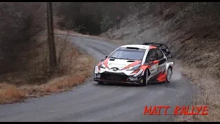 Test Rallye Monte Carlo 2019 Kris MEEKE Toyota Yaris WRC [HD]