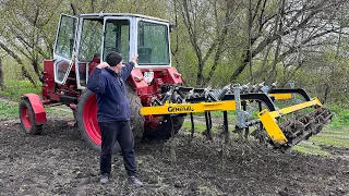 Все буде Україна! Трактор ЮМЗ-6 з культиватором GENERAL КНС-2.6. Культивація на двох колесах...