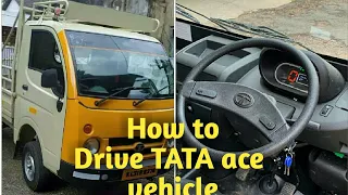TATA  ace  gold  driving  Tamil || How to drive in four wheeler vehicle....@@