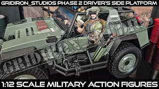 Gridiron_Studios Weapons and Accessories for 1:12 Scale: Phase 2 B23 DOOR Driver's Side Platform