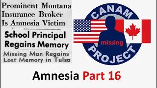 Missing 411 David Paulides Presents Missing People from Kansas & Montana, Amnesia Part 16