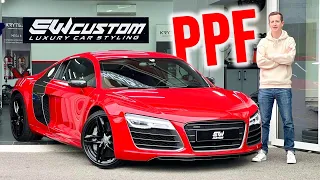 Protecting my Audi R8 V10 with PPF ! A very special "Covering" ✨