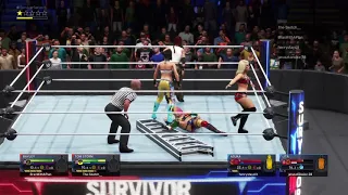 WWE 2K20 - Bayley & Toni Storm vs. Asuka & Lita (Online Match USPS4)