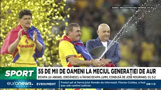 ”Generația de Aur” a învins Legendele Lumii, în meciul de retragere. Cine a marcat petru România