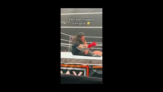 Roman Reign's Funny Expression with 2 Year Old Baby Boy 😜 | Roman BREAKS Character at Live Event 🤯