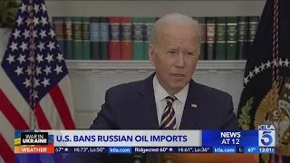 U.S. banning Russian oil imports as Biden warns of ‘costs’