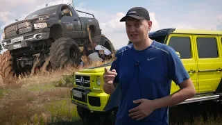 ИСПЫТАНИЯ Гелендвагена 6х6. Offroad Free Fest!!!