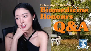 [Q&A] All about Biomedicine Honours @ UniMelb