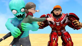Good Zombie Iron Man Become Hero - Scary Teacher 3D Funny Animation