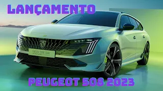 Novo Peugeot 508 2023 é revelado com nova identidade visual da marca