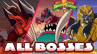 Mighty Morphin Power Rangers: Mega Battle All Bosses | Boss Fights  (PS4, XBOX ONE)