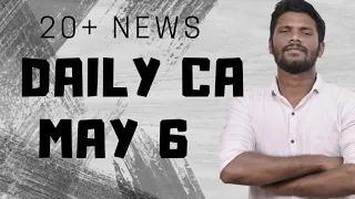 CURRENT AFFAIRS SESSION - MAY ( 6 ) | DAILY CA  | ( BANK /SSC/RAILWAY )| Mr .JACKSON